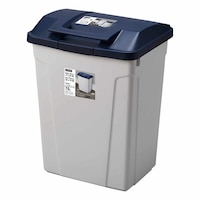 アスベル ゴミ箱 70L ハンドル付分別ペール ブルー