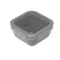 アスベル 弁当箱 280ml ランタス 1段 パッキン一体型 アッシュグレー ※5個以上から注文可能(販売価格は1個単位の価格)