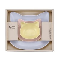 カノー 食器 ギフトセット catte Giftbox ランチプレート プレート ボウル 日本製 BPAフリー