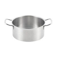 EAトCO 両手鍋 20cm IH対応 シースタイル ステンレス製 日本製