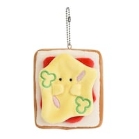 逸品社 キーホルダー もちっと食ぱんさん マスコット ピザ ※3個以上から注文可能(販売価格は1個単位の価格)