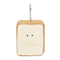 逸品社 キーホルダー もちっと食ぱんさん マスコット 1斤 ※3個以上から注文可能(販売価格は1個単位の価格)