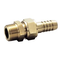 フローバル 黄銅製ホースジョイント GHJ(R)0108 1/8x8