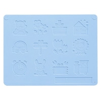 銀鳥産業 押し型付ねんど板・水色 ※4個以上から注文可能(販売価格は1個単位の価格)