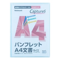 ナカバヤシ チヨウウスガタホルダキヤプチヤズA4サイズ×10