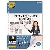ナカバヤシ ロジカル・ハレルンワイドリーフA4ワイド50マイB×40