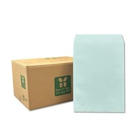 角2 カラー上質 水色 テープ付 1箱(500枚入) 10557