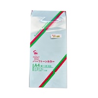 長形3 ハーフトーン99 透けないブルー 80g 1箱(100枚入×10袋) 31488