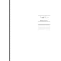 ナカバヤシ シンクノートA4タテ/ロジカルAケイホワイトグレー×10