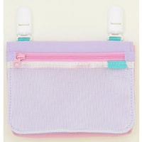 レイメイ藤井 ポケット付クリップポッケ バイオレット GCP1071V ポーチ/バッグインバッグ/シャトルケース 1セット(2個)
