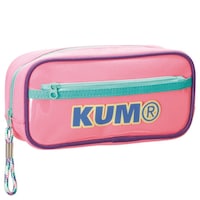 レイメイ藤井 KUM カラーブロックペンポーチ ピンク KM1099P ペンケース/筆箱 1セット(2個)