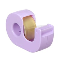 ニチバン セロテープ小巻カッター付 パウダーパープル 1セット(5個入)