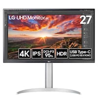 LG 27インチ ワイド液晶ディスプレイ(3840x2160/IPS/アンチグレア/HDMIx2/DP/TypeC(PD90W)/スピーカー/高さ調整/ピボット/3年保証)