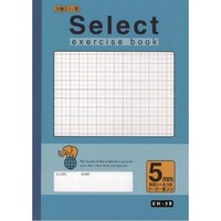 文運堂 B5セレクト学習帳5mm方眼ブルー×10