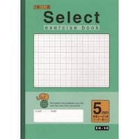 文運堂 B5セレクト学習帳5mm方眼グリーン×10