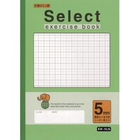 文運堂 B5セレクト学習帳5mm方眼Lグリーン×10