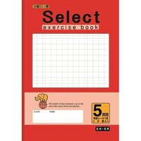 文運堂 B5セレクト学習帳5mm方眼レッド×10