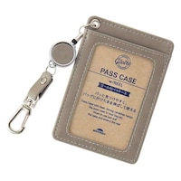 レイメイ藤井 グロワール リール付パスケース グレー×2