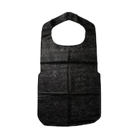 エースグローブ 使い捨て不織布エプロン ブラック 1袋(100枚入) WS6845 WS6845 1袋