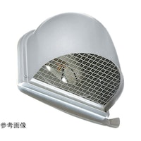 バクマ工業 BL認定 U型フード付換気口 防火ダンパー付 シルバーメタリックライト