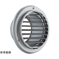 バクマ工業 BL認定 丸・平型換気口 シルバーメタリックライト