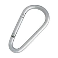 水本 ステンレス ナス型カラビナ(環なし) 線径10mm 長さ102mm B1977 B1977 1個