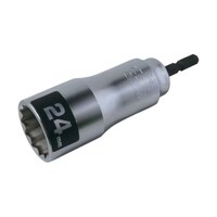トップ工業 電動ドリル用12角ソケット 24mm ESS24 ESS24 1個
