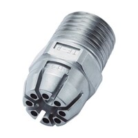 イケウチ ラウンド形エアーノズル TAIFUJetシリーズ ステンレス鋼316L製 ネジ1/4オス Φ1.4 1/4MTFR8014S316LIN 1/4MTFR8014S316LI 1個