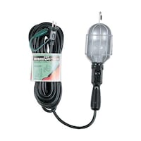 ハタヤリミテッド 補助コードハンドランプ 100W耐震電球付10m 2P接地付コンセント付 CM10G CM10G 1台