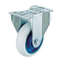 ワコーパレット エアーキャスター(固定車) 100mm ホワイトゴム車 AMR100NRBW AMR100NRBW 1個