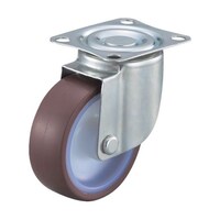 ワコーパレット エアーキャスター(自在車) 100mm ウレタン車 ALG100UR ALG100UR 1個