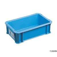 DICプラスチック DA型コンテナ ボックス型 外寸:W326×D204×H100 黄 DA5 Y DA5 Y 1個