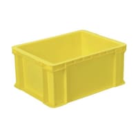 DICプラスチック DA型コンテナDA28 外寸:W480XD360XH223 イエロー 黄 DA28 Y DA28 Y 1個