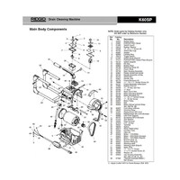 RIDGID スイッチ F/K75, K1500 23612 23612 1個