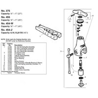 RIDGID E3657X クランプスクリュー F/1459 41515 41515 1個