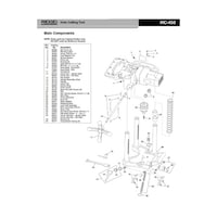 RIDGID レベル バイアルアッセンブリー F/HC450 58997 58997 1個