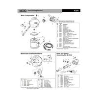 RIDGID A3030 ベベルギヤ F/K50 60985 60985 1個