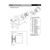 RIDGID モーター F/K40 71947 71947 1個