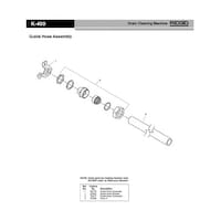 RIDGID ガイドホース コネクター F/K40 72477 72477 1個