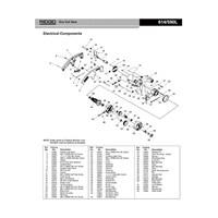 RIDGID モーター ハウジング F/614 74957 74957 1個