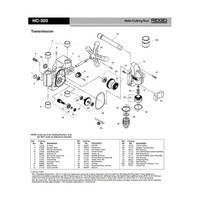 RIDGID フィードシャフト F/HC300 77007 77007 1個