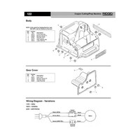 RIDGID ワーニング ラベル F/122J 95392 95392 1個