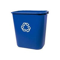 RubbermaidCommercial デスクサイド リサイクルコンテナー 295673 27L ダークブルー 8544100 8544100 1個