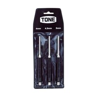 TONE 平行ピンポンチセット 4.0、4.5、5.0mm 3点セット 1セット(3個入) PP300 PP300 1セット