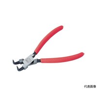 TONE スナップリングプライヤ(ベントタイプ 穴用) 全長130mm リング使用範囲8ー25mm SRPH125BF SRPH125BF 1丁