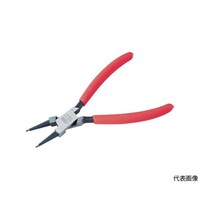 TONE スナップリングプライヤ(ストレートタイプ 穴用) 全長140mm リング使用範囲8ー25mm SRPH125F SRPH125F 1丁