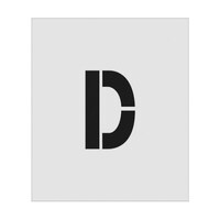 アイマーク ステンシル D 文字サイズ150×95mm ASTD15095 ASTD15095 1枚