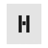 アイマーク ステンシル H 文字サイズ150×95mm ASTH15095 ASTH15095 1枚