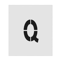 アイマーク ステンシル Q 文字サイズ150×95mm ASTQ15095 ASTQ15095 1枚