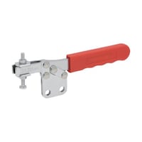 育良精機 下方押え型トグルクランプ スチール 水平ハンドル(31202) クランプアーム移動角度75° ストレートベース 締付力2.5kN ISK38SS0 ISK38SS0 1個